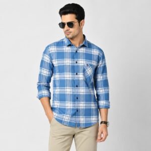 Blue Checked Shirt