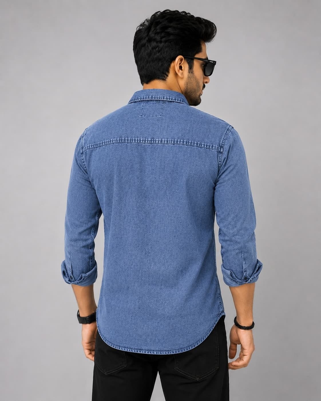 Blue RFD Washed Double Pocket Shirt - Image 2